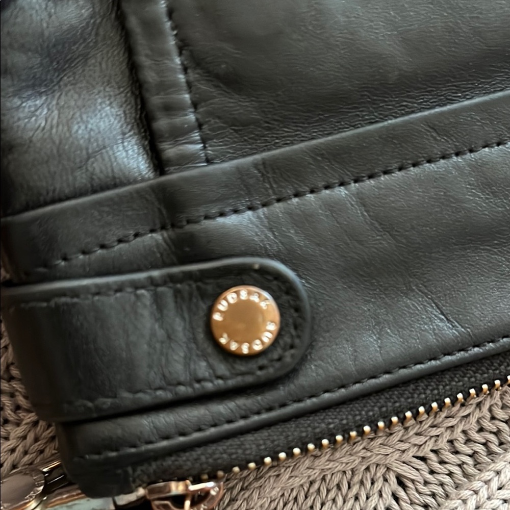 Rudsak Black Leather Wristlet - Picture 6 of 7